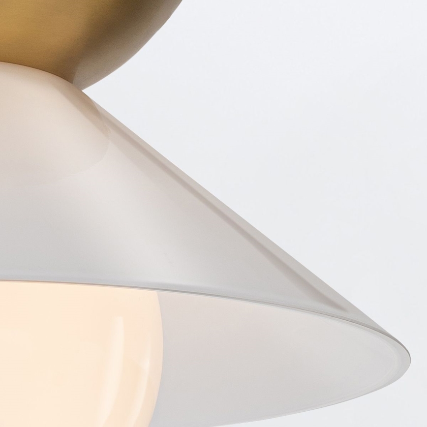 Quintiesse - Plafonieră SAUCER, soclu 1x E27, 40W/230V, diam. 36,6 cm, auriu