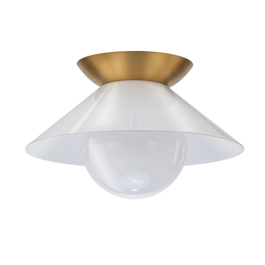 Quintiesse - Plafonieră SAUCER, soclu 1x E27, 40W/230V, diam. 36,6 cm, auriu