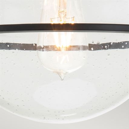 Quintiesse - Plafonieră SOMERSET 1xE27/60W/230V Ø 28,2 cm, neagră
