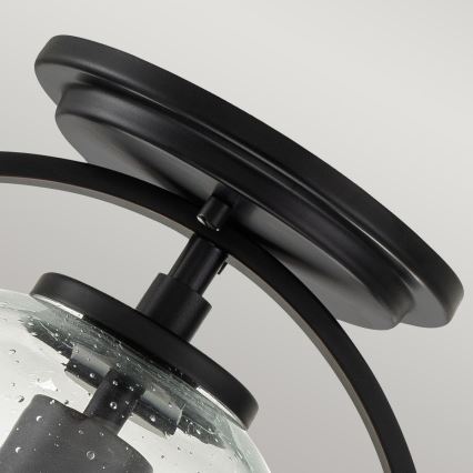 Quintiesse - Plafonieră SOMERSET 1xE27/60W/230V Ø 28,2 cm, neagră