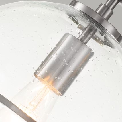 Quintiesse - Plafonieră SOMERSET 1xE27/60W/230V Ø 28,2 cm crom mat