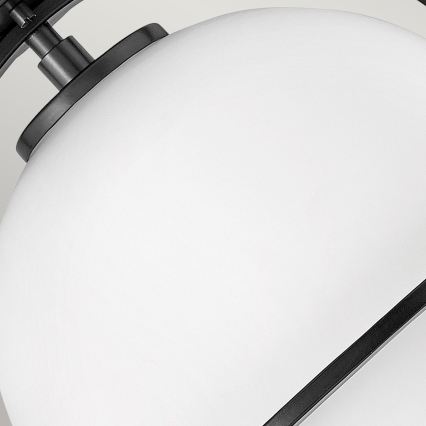 Quintiesse - Plafonieră SOMERSET, 1xE27/60W/230V, Ø 28,2 cm, neagră