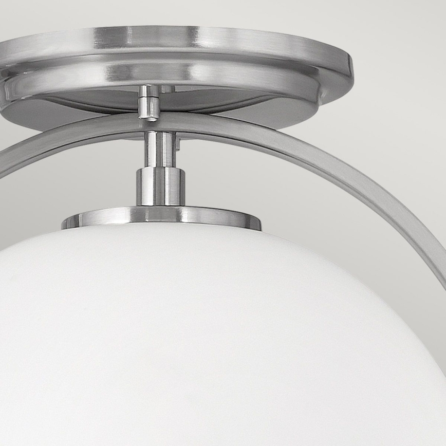 Quintiesse - Plafonieră SOMERSET, 1 x E27, 60 W, 230 V, Ø 28,2 cm, crom mat