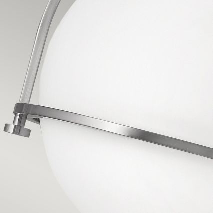 Quintiesse - Plafonieră SOMERSET, 1 x E27, 60 W, 230 V, Ø 28,2 cm, crom mat