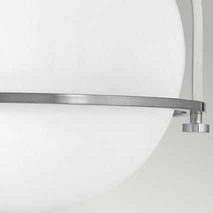 Quintiesse - Plafonieră SOMERSET, 1 x E27, 60 W, 230 V, Ø 28,2 cm, crom mat