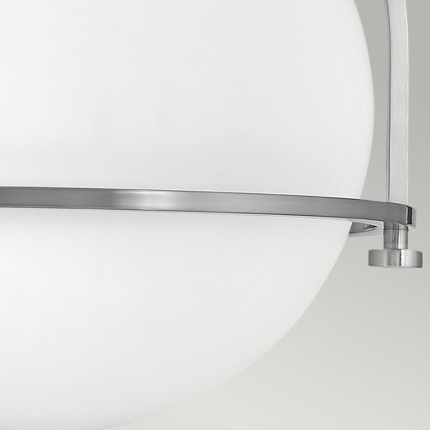 Quintiesse - Plafonieră SOMERSET, 1 x E27, 60 W, 230 V, Ø 28,2 cm, crom mat