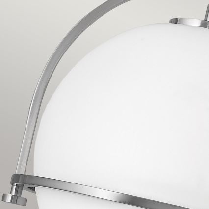 Quintiesse - Plafonieră SOMERSET, 1 x E27, 60 W, 230 V, Ø 28,2 cm, crom mat