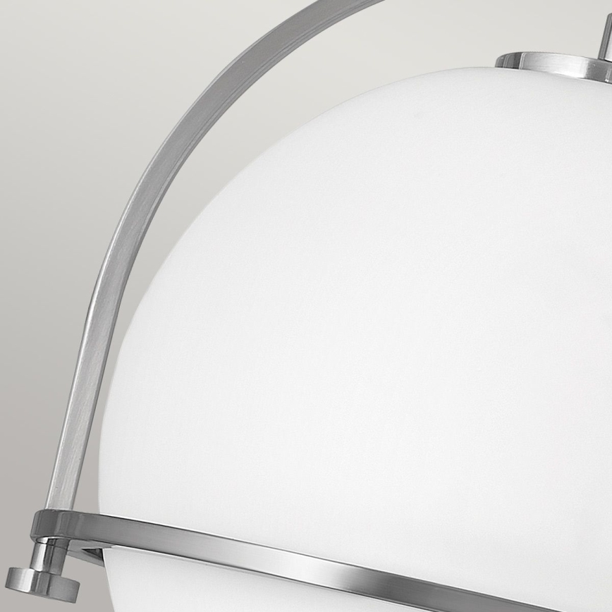 Quintiesse - Plafonieră SOMERSET, 1 x E27, 60 W, 230 V, Ø 28,2 cm, crom mat