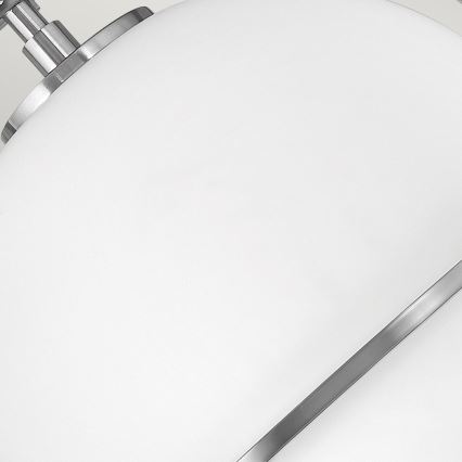 Quintiesse - Plafonieră SOMERSET, 1 x E27, 60 W, 230 V, Ø 28,2 cm, crom mat
