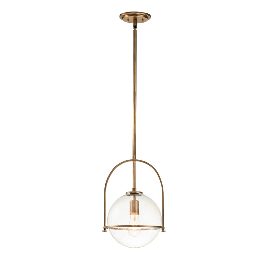 Quintiesse - Lustră pe tijă SOMERSET 1xE27/60W/230V Ø 28,9 cm bronz