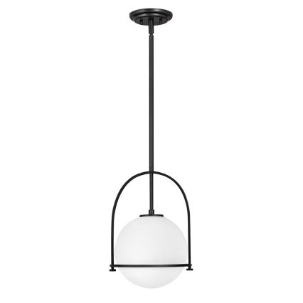 Quintiesse - Lustra pe tijă SOMERSET 1xE27/60W/230V Ø 28,9 cm neagră