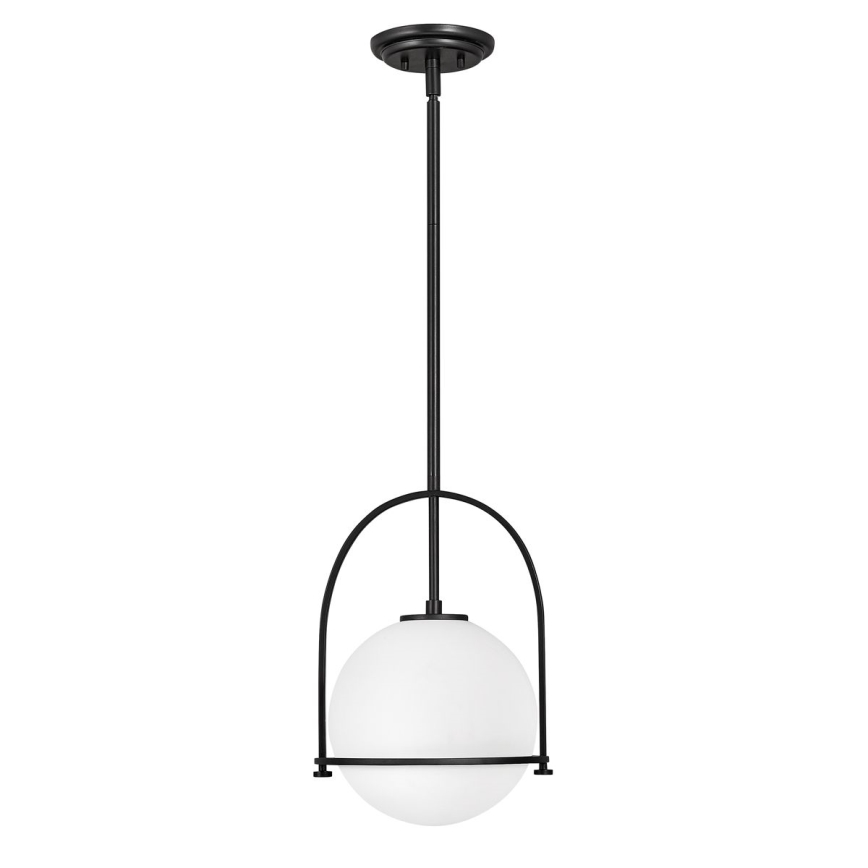 Quintiesse - Lustra pe tijă SOMERSET 1xE27/60W/230V Ø 28,9 cm neagră