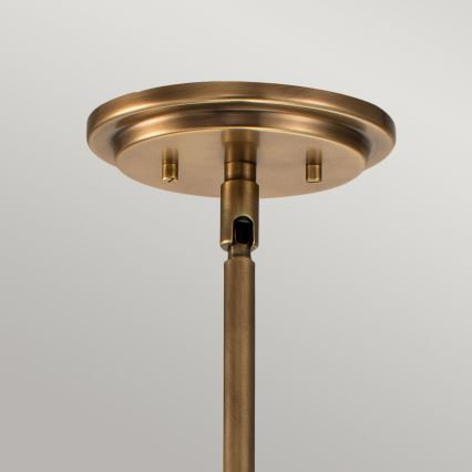 Quintiesse - Lustru pe tijă SOMERSET, 1xE27/60W/230V, Ø 28,9 cm, bronz