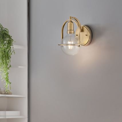 Quintiesse - Lampă de perete SOMERSET 1xE27/60W/230V auriu