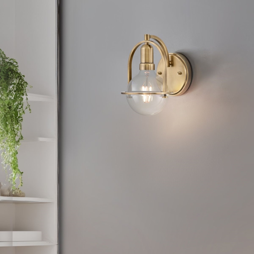 Quintiesse - Lampă de perete SOMERSET 1xE27/60W/230V auriu