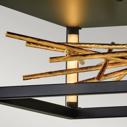 Quintiesse - Plafonier STYX LED/8W/230V negru/auriu