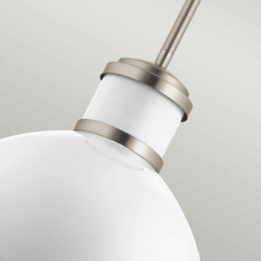 Quintiesse - Lampă suspendată pe tijă TOLLIS 1xE27/40W/230V Ø 40,8 cm crom mat
