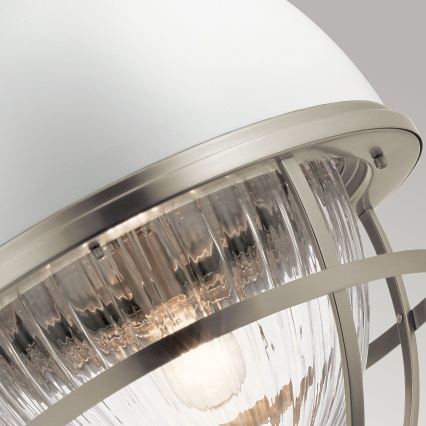 Quintiesse - Lampă suspendată pe tijă TOLLIS 1xE27/40W/230V Ø 40,8 cm crom mat