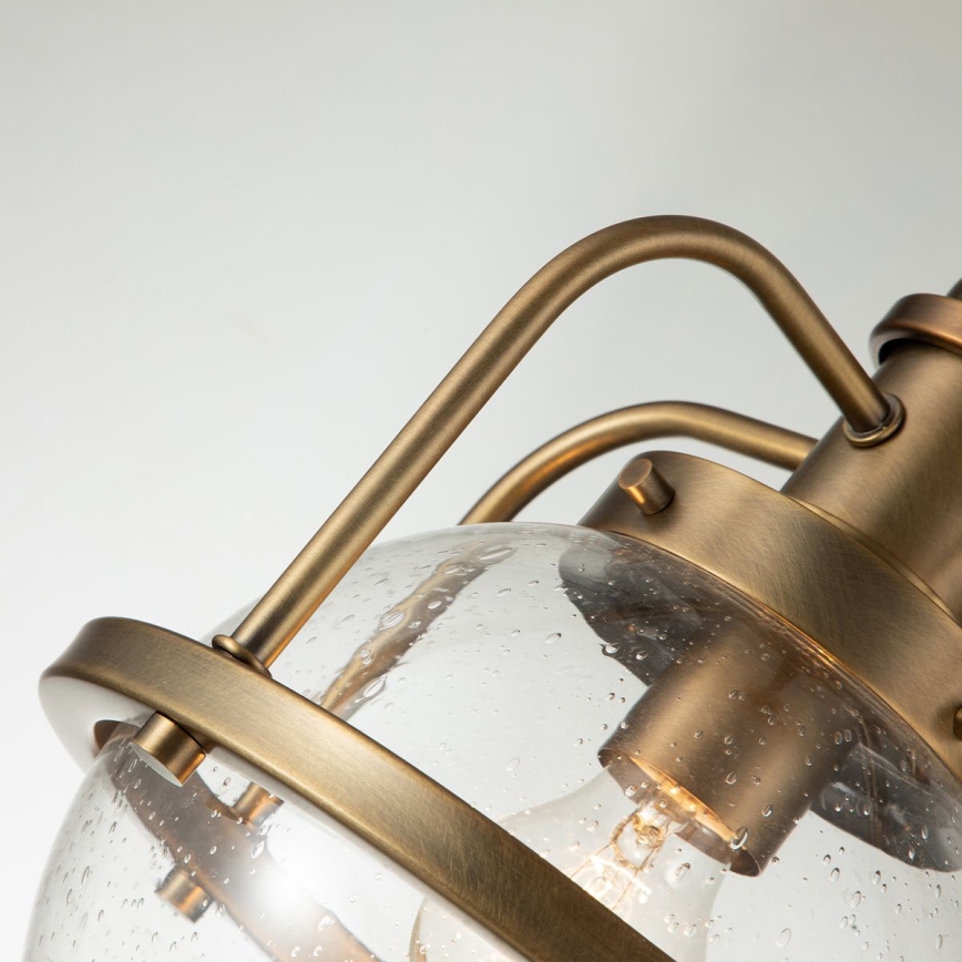 Quintiesse - Lampă suspendată de exterior pe tijă TRIOCENT 1xE27/40W/230V Ø 24 cm IP44 bronz