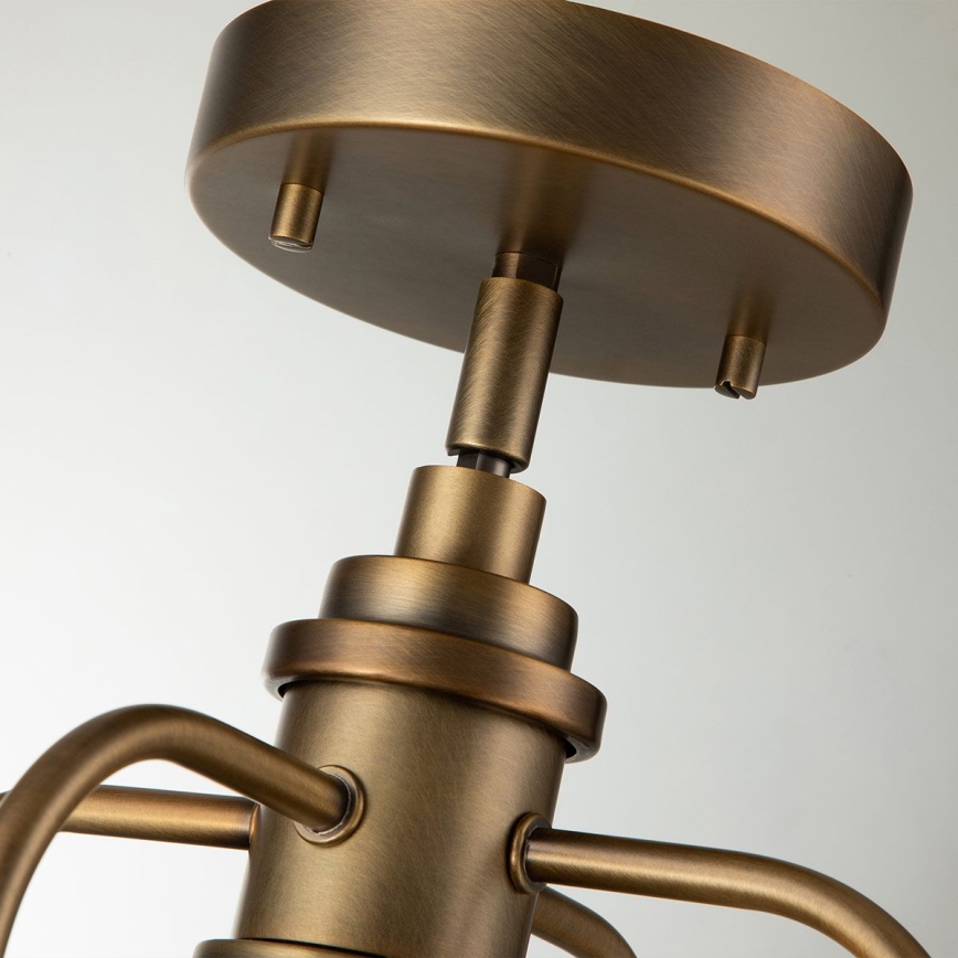 Quintiesse - Lampă suspendată de exterior pe tijă TRIOCENT 1xE27/40W/230V Ø 24 cm IP44 bronz