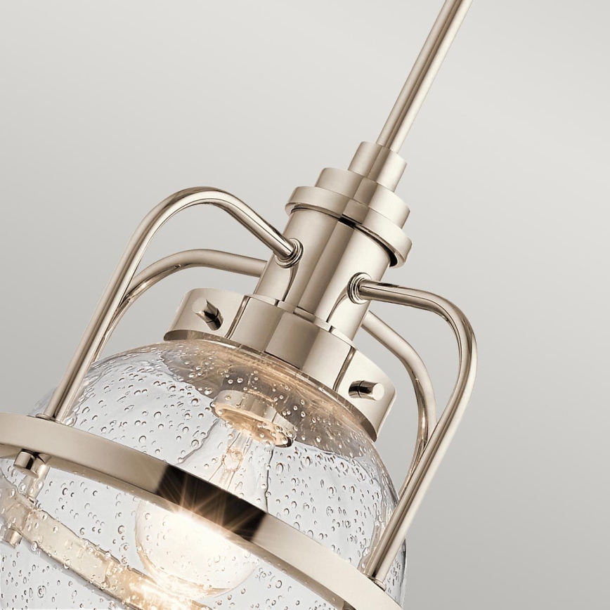 Quintiesse - Lustră de exterior pe tijă TRIOCENT 1xE27/40W/230V IP44 crom lucios