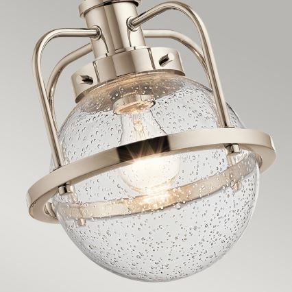 Quintiesse - Lustră de exterior pe tijă TRIOCENT 1xE27/40W/230V IP44 crom lucios