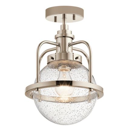Quintiesse - Lustră de exterior pe tijă TRIOCENT 1xE27/40W/230V IP44 crom lucios