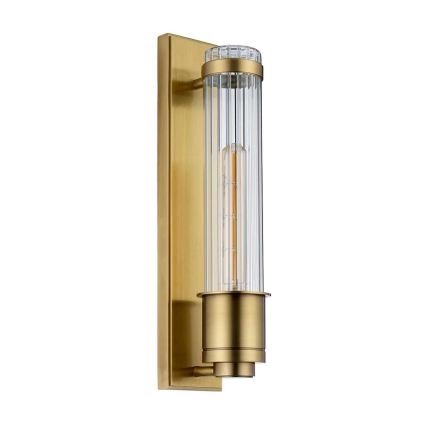 Quintiesse - Aplica LED de perete pentru baie WELLINGTON 1xE27/7W/230V IP44, aurie