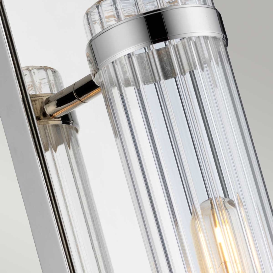 Quintiesse - Aplică de perete LED pentru baie WELLINGTON 1xE27, 7W, 230V, IP44, crom lucios