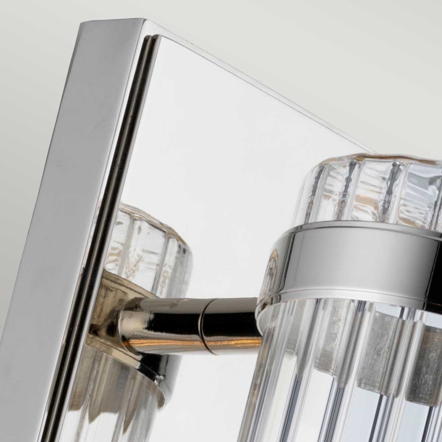 Quintiesse - Aplică de perete LED pentru baie WELLINGTON 1xE27, 7W, 230V, IP44, crom lucios