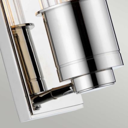 Quintiesse - Aplică de perete LED pentru baie WELLINGTON 1xE27, 7W, 230V, IP44, crom lucios