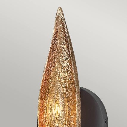 Quintiesse - Aplica de perete WILLOW 1xE14/40W/230V, aurie/neagră