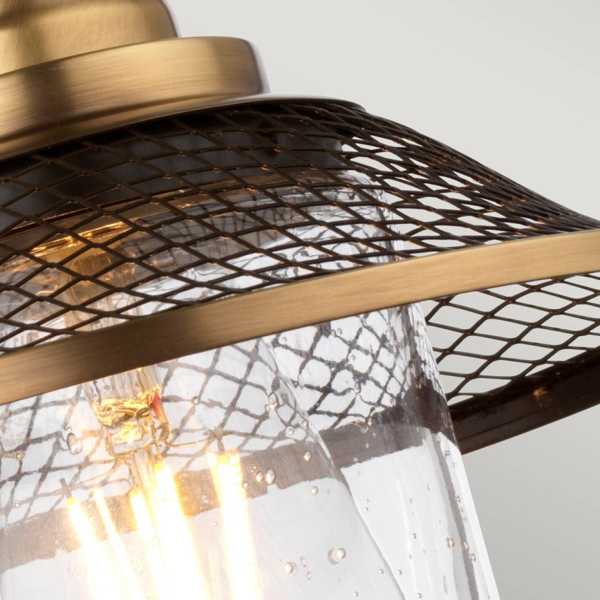 Quintiesse - Aplica de perete pentru baie RIGBY 1xE27/40W/230V IP44 bronz