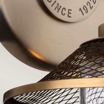 Quintiesse - Aplica de perete pentru baie RIGBY 1xE27/40W/230V IP44 bronz