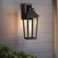 Quoizel - Aplica de perete pentru exterior BUCKLEY M 1xE27/40W/230V IP44 negru