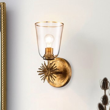 Quoizel - Aplică de perete STARING 1xE27/40W/230V cupru