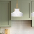 Quoizel - Candelabru cu tijă BRECKEN 2xE27/60W/230V auriu/decor marmură