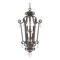 Quoizel - Candelabru suspendat pe lanț MARQUETTE, 6xE14/60W/230V, bronz