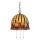 Quoizel - Candelabru suspendat pe lanț Tiffany ROSECLIFFE 3xE27/100W/230V