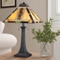 Quoizel - Lampă de masă Tiffany NAVAJO 2xE27/60W/230V