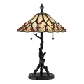 Quoizel - Lampă de masă Tiffany WHISPERING 2xE27/60W/230V