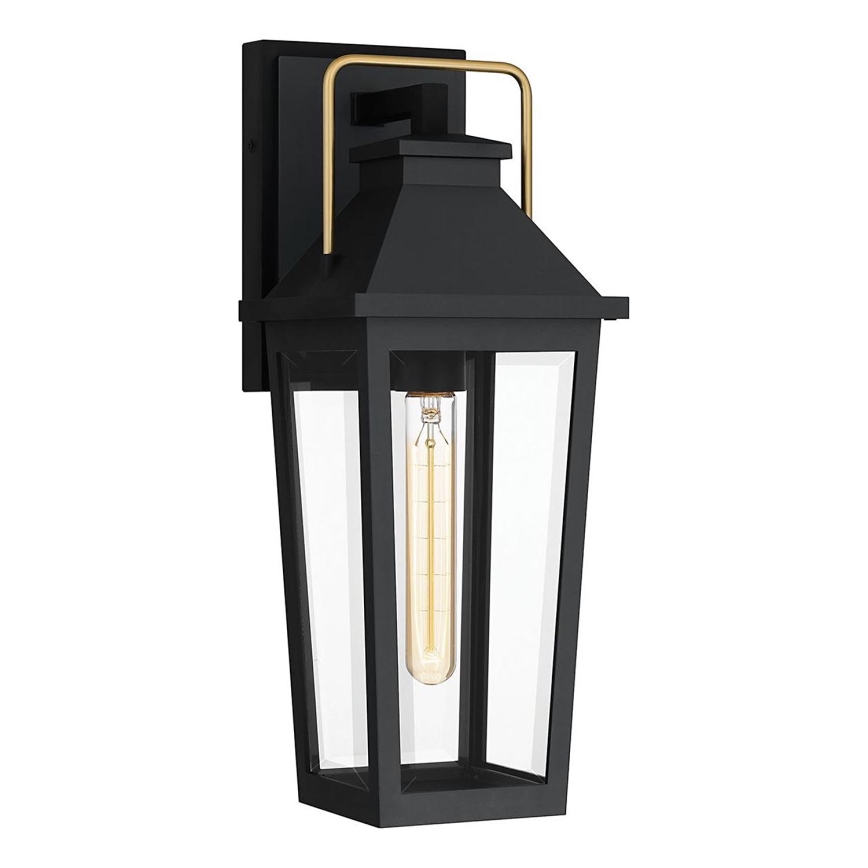Quoizel - Aplica de perete pentru exterior BUCKLEY M 1xE27/40W/230V IP44 negru