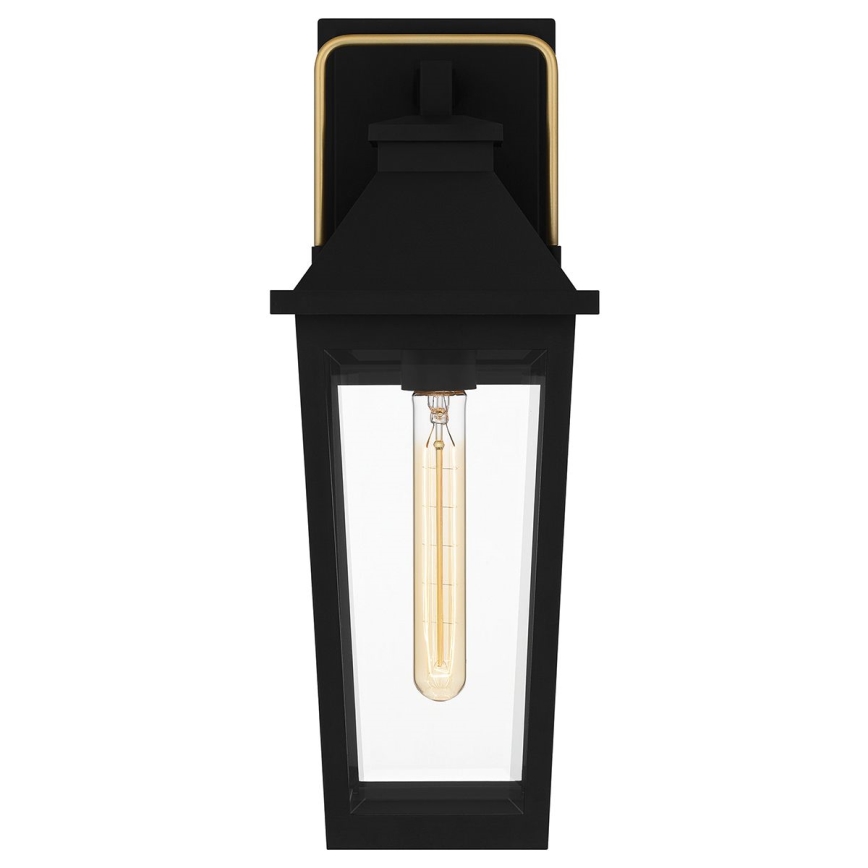 Quoizel - Aplica de perete pentru exterior BUCKLEY M 1xE27/40W/230V IP44 negru