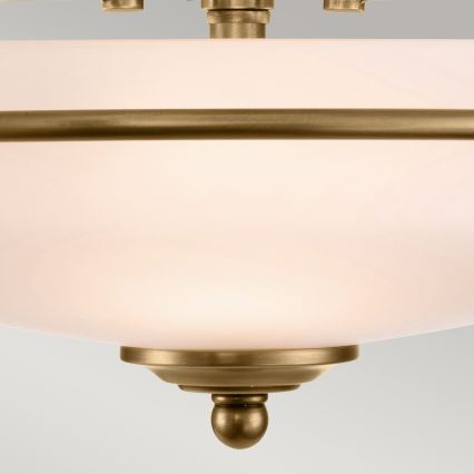 Quoizel - Plafonieră GRIFFIN 3 x E27/60W/230V, finisaj bronz