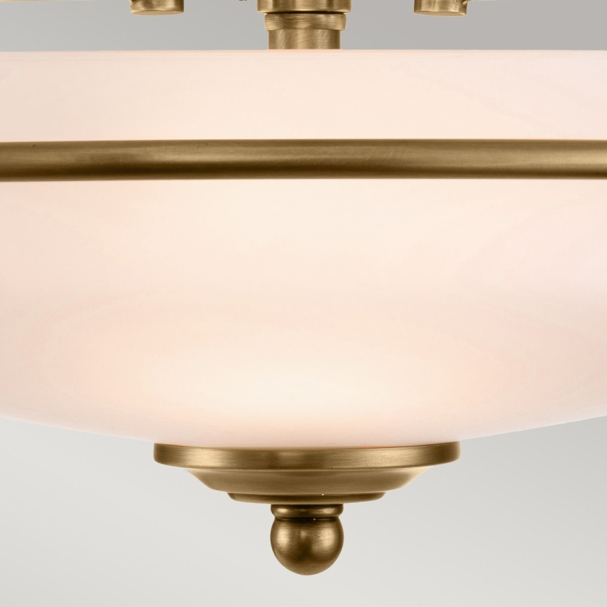 Quoizel - Plafonieră GRIFFIN 3 x E27/60W/230V, finisaj bronz