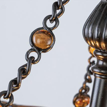 Quoizel - Plafonieră Tiffany LARISSA, 2 x E27, max. 60 W, 230 V, Ø 35 cm