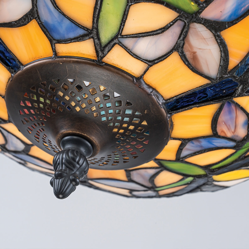 Quoizel - Plafonieră Tiffany LARISSA, 2 x E27, max. 60 W, 230 V, Ø 35 cm