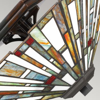 Quoizel - Plafonieră Tiffany MAYBECK 2xE27/60W/230V