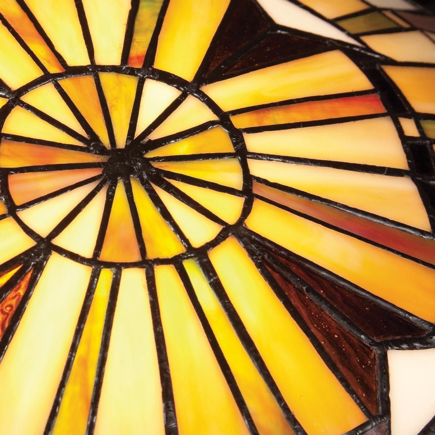 Quoizel - Plafonieră Tiffany REED, 2 x E27, 60 W, 230 V, Ø 42 cm