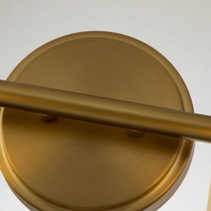 Quoizel - Aplica de perete LED pentru baie SWELL, 2x G9, 3 W, 230 V, IP44, aurie